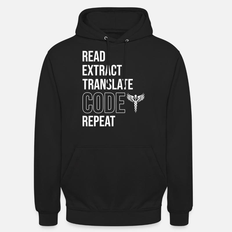 Kodierfachkraft - Unisex Hoodie - Schwarz