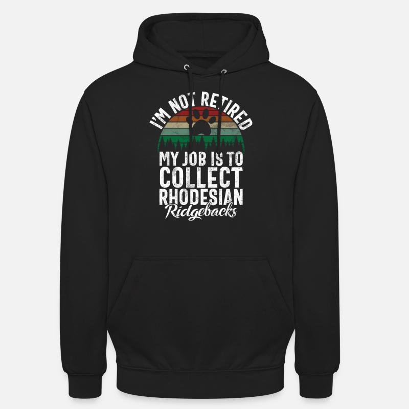 Cadeaux Rhodesian Ridgeback - Sweat-shirt à capuche unisexe - noir