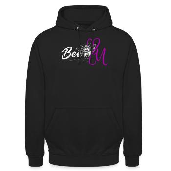 Soyez vous-même ! Confiance en soi, pensée positive, motivation - Sweat-shirt à capuche unisexe - noir - Devant - Alina (178cm) & Michal (187cm)