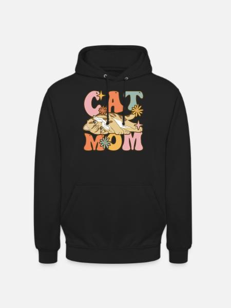 Groovy Cat Lover Family Assignment - Unisex Hoodie - black