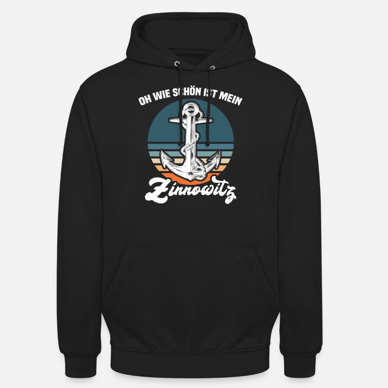 Zinnowitz Sprüche - Unisex Hoodie - Schwarz