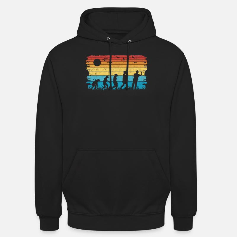Dart Evolution Darter Dartpfeile - Unisex Hoodie - Schwarz
