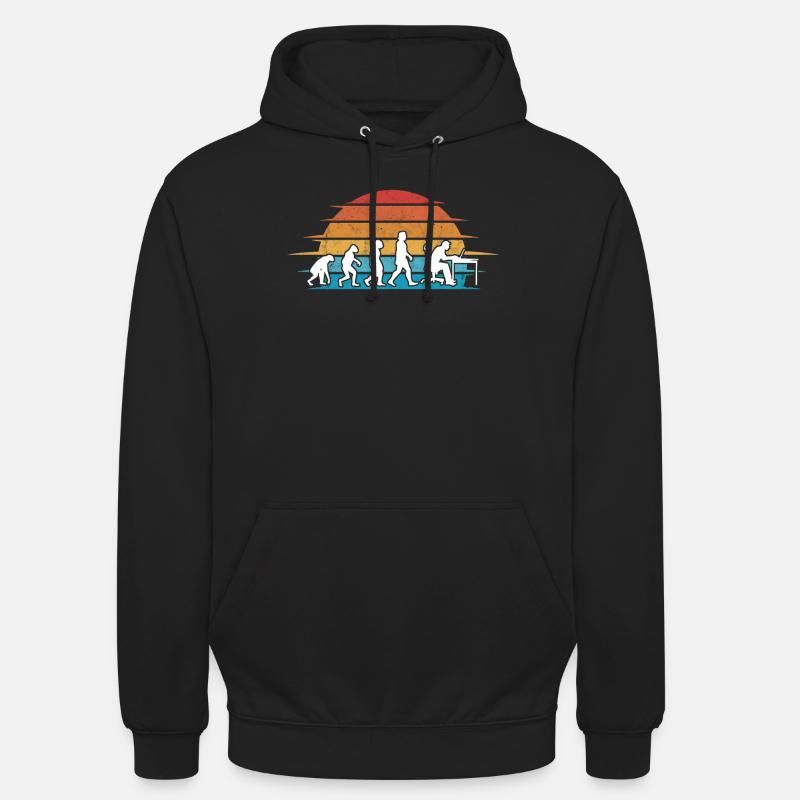 Informaticien Programmeur Evolution Nerd - Sweat-shirt à capuche unisexe - noir