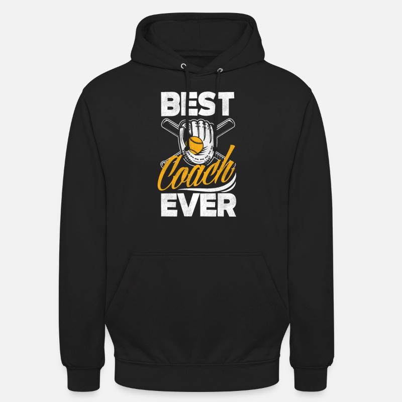 Drôle de baseball - Sweat-shirt à capuche unisexe - noir