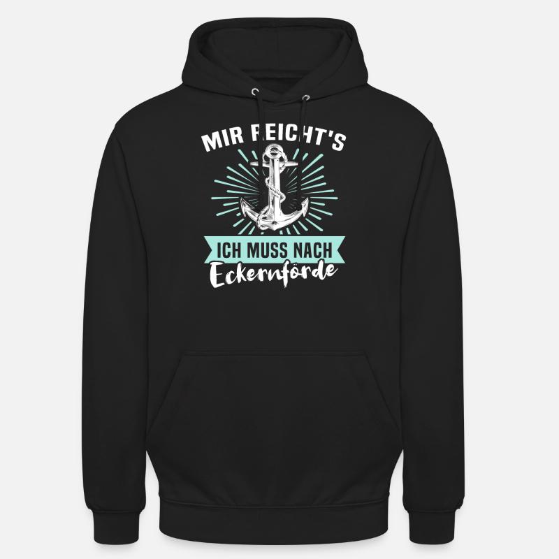 Eckernförde Eckernförder - Unisex Hoodie - Schwarz