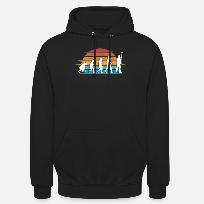Painter and varnisher Evolution Master painter Unisex Hoodie