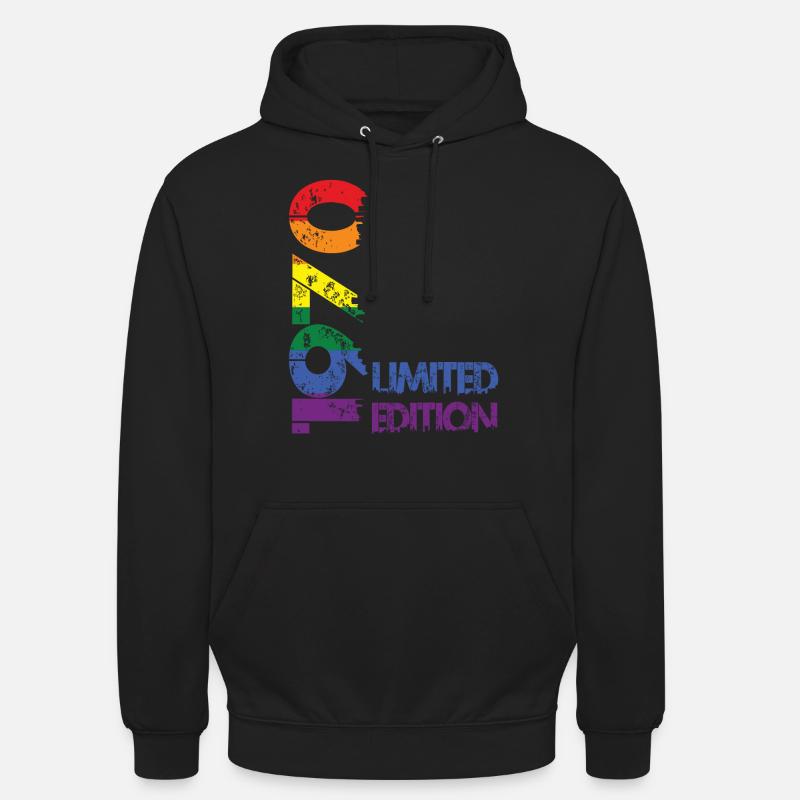 Édition limitée 1970 - Sweat-shirt à capuche unisexe - noir