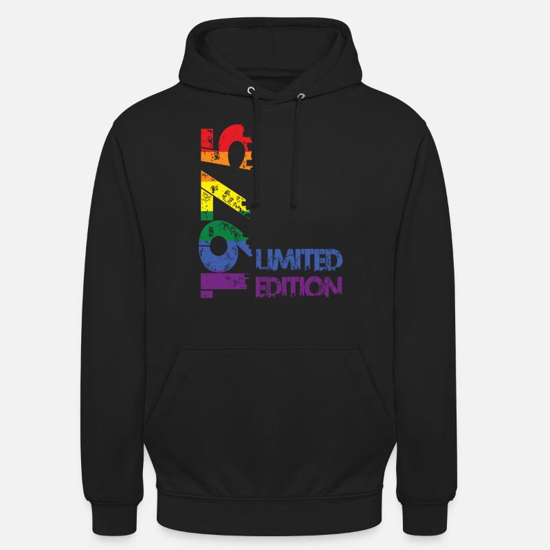 Édition limitée 1975 - Sweat-shirt à capuche unisexe - noir
