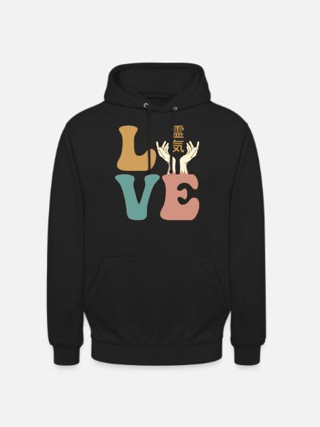 Reiki 霊気 Healer Healing - Unisex Hoodie - black