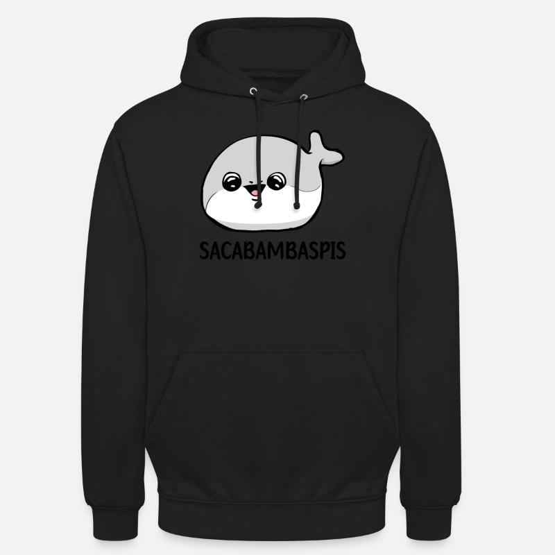 Sacabambaspis Poisson Meme - Sweat-shirt à capuche unisexe - noir