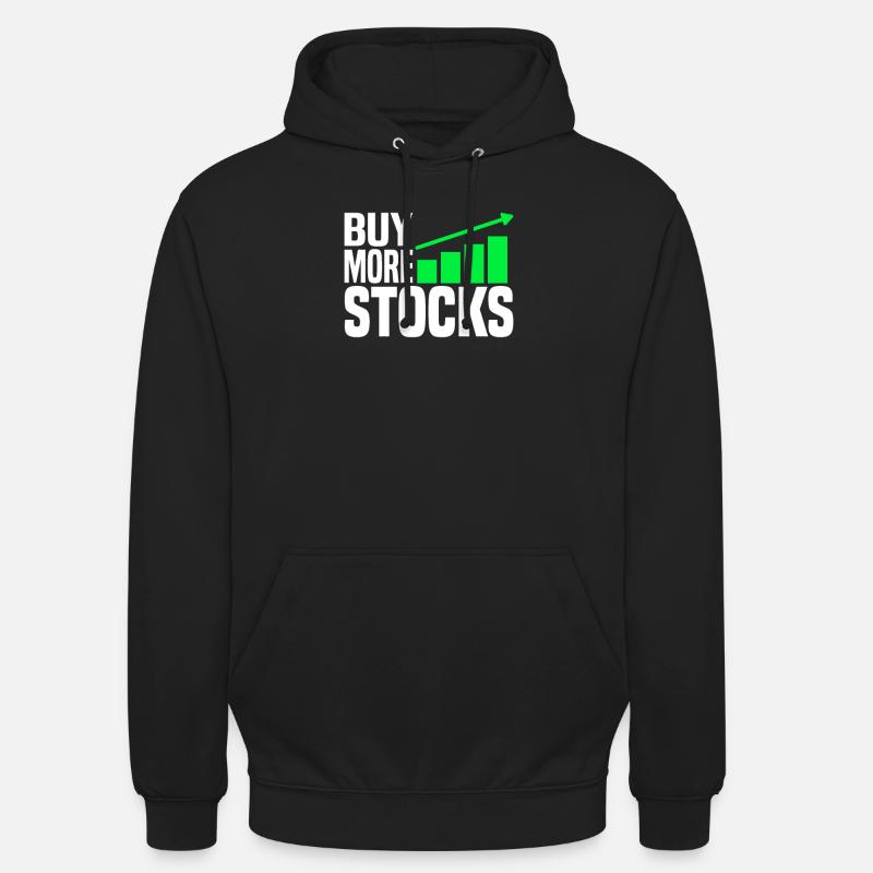 Acheter plus d’actions - Sweat-shirt à capuche unisexe - noir