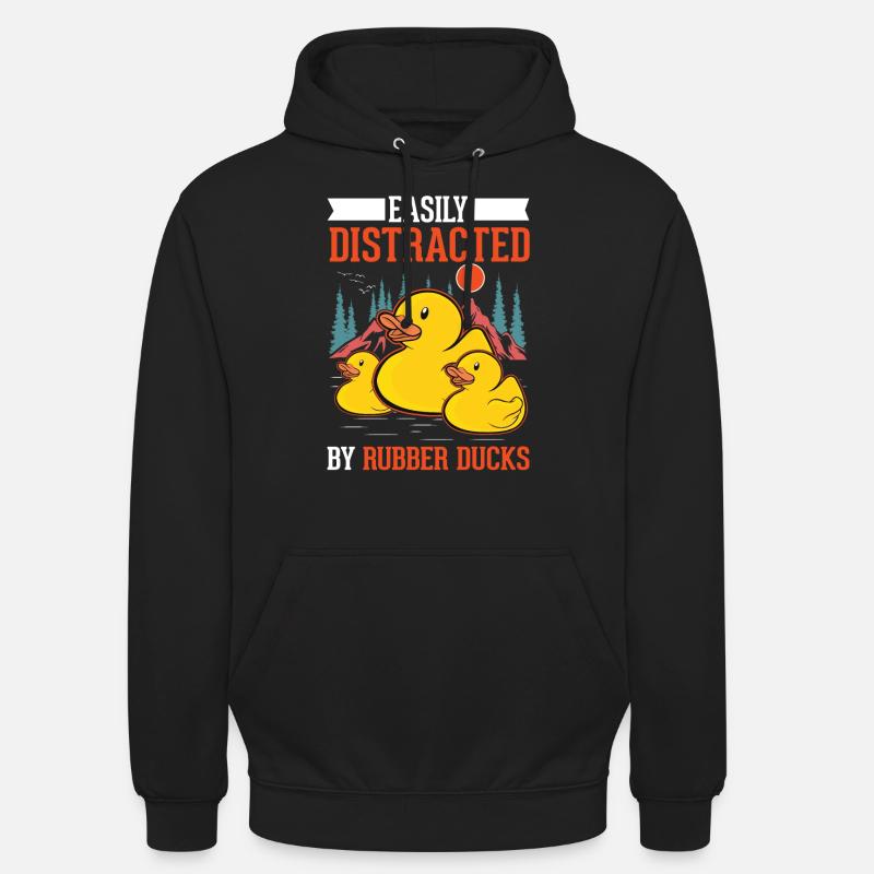Rubber Duck Gift Rubber Duck Rubber Duck - Unisex Hoodie - black