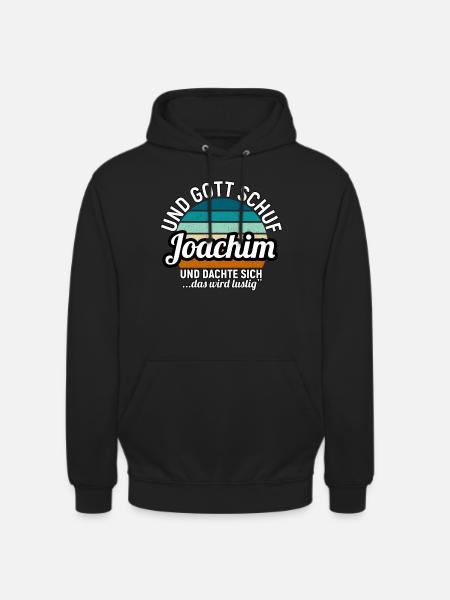 Joachim - Unisex Hoodie - Schwarz