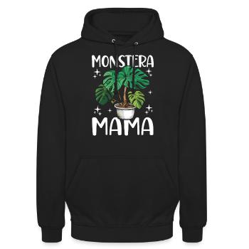 Fun Houseplant Nursery - Unisex Hoodie - black - Front - Alina (178cm) & Michal (187cm)