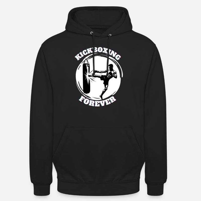 Combattant de kickboxing Kickboxer - Sweat-shirt à capuche unisexe - noir