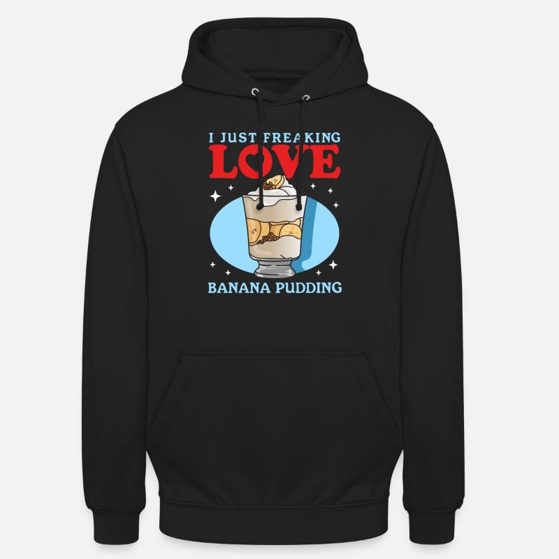 Bananenpudding Bananen Pudding Geschenk - Unisex Hoodie - Schwarz