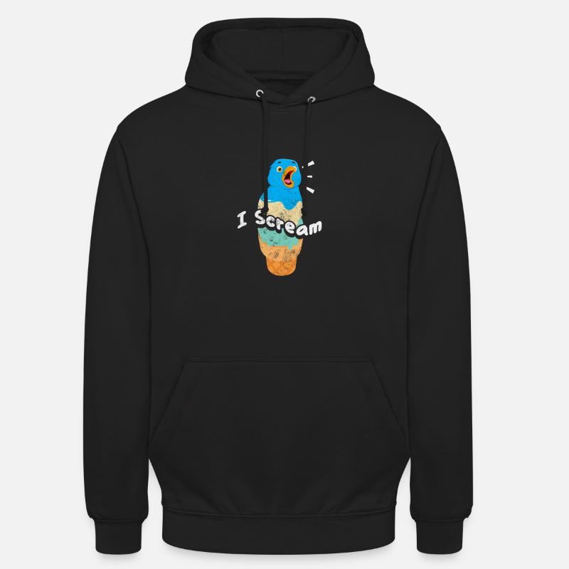 Eiscreme - Unisex Hoodie - Schwarz
