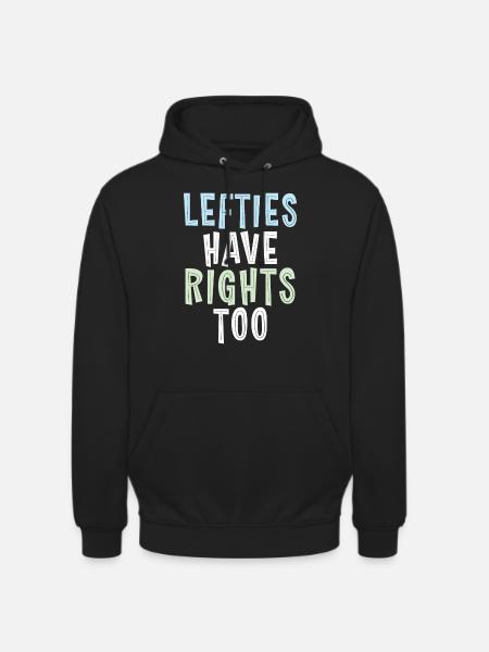 Left Handers Gifts - Unisex Hoodie - black