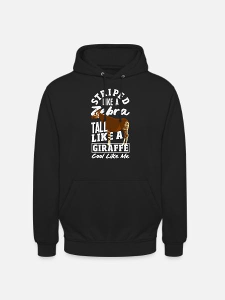 Funny zookeeper okapi lover - Unisex Hoodie - black