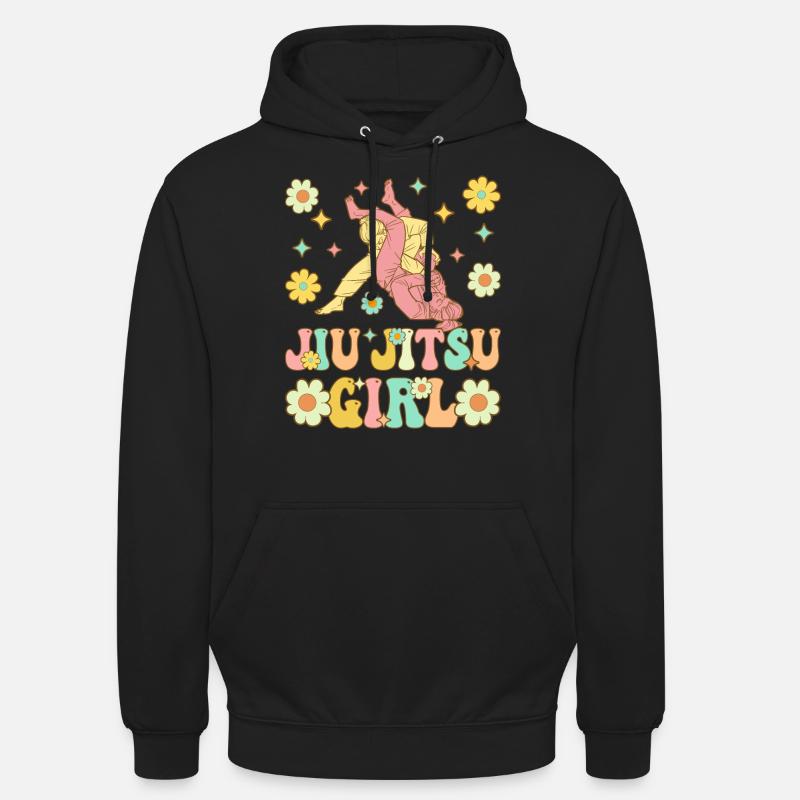 Groovy Kobiece Sztuki Walki BJJ - Bluza z kapturem typu unisex - czarny