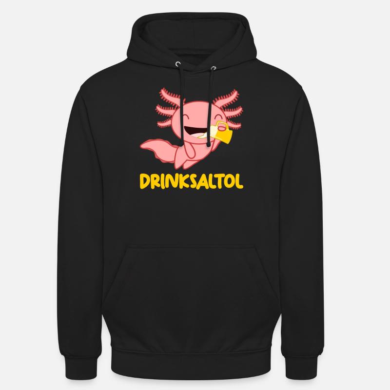 Axolotl Bière Axolotls - Sweat-shirt à capuche unisexe - noir