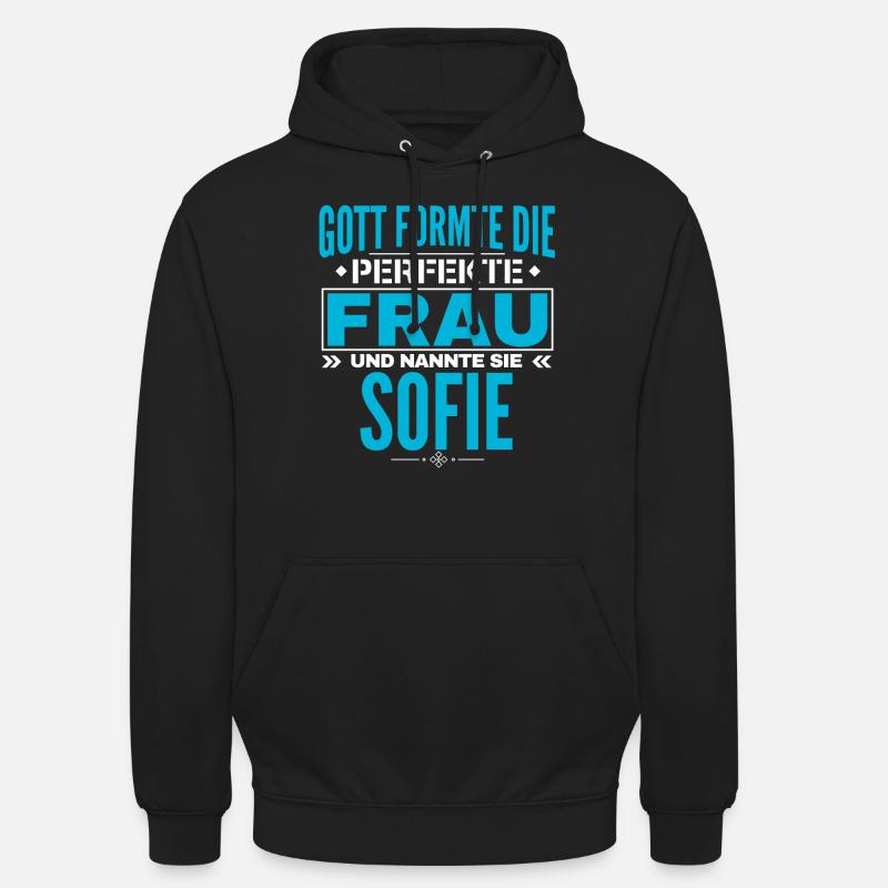 Sofie Name Design - Unisex Hoodie - Schwarz