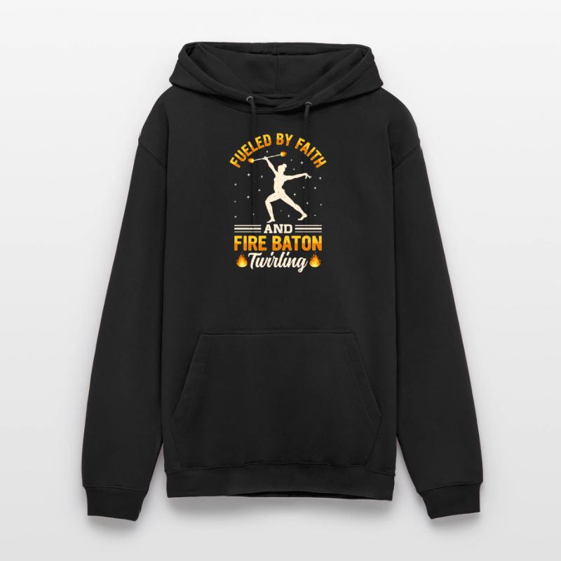 Fire Baton Fire Dance Fire Dancer Fire Dancer Unisex Hoodie