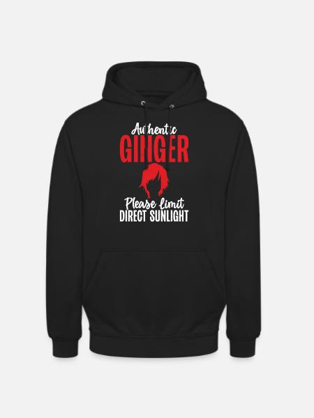 Redhead Gifts - Unisex Hoodie - Schwarz