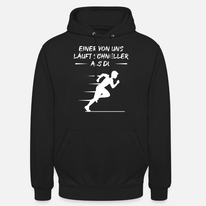 Défi Sprinter rapide - Sweat-shirt à capuche unisexe - noir