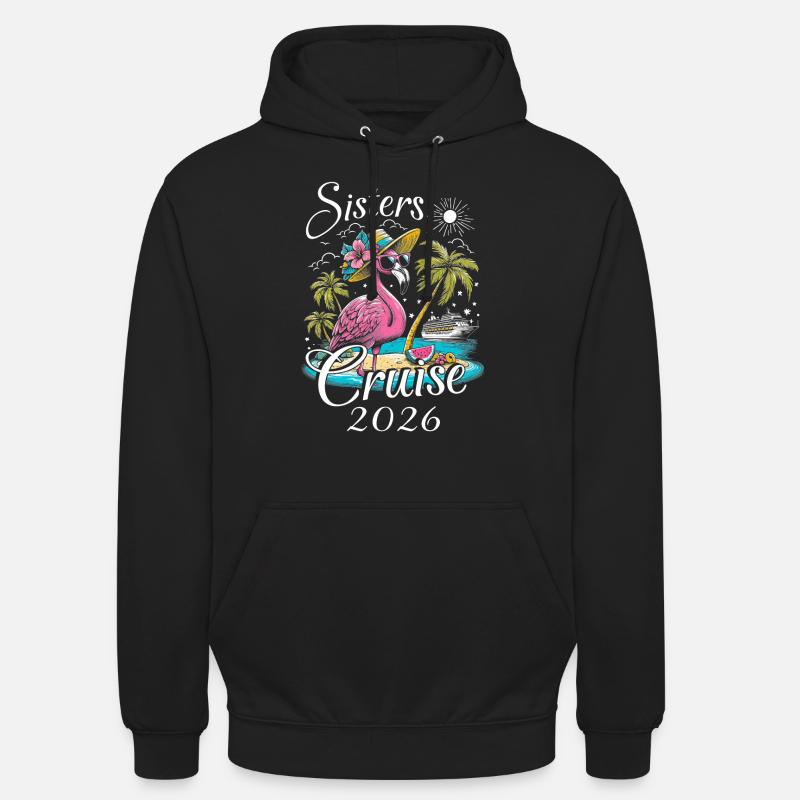 Croisière Sisters 2026 - Sweat-shirt à capuche unisexe - noir