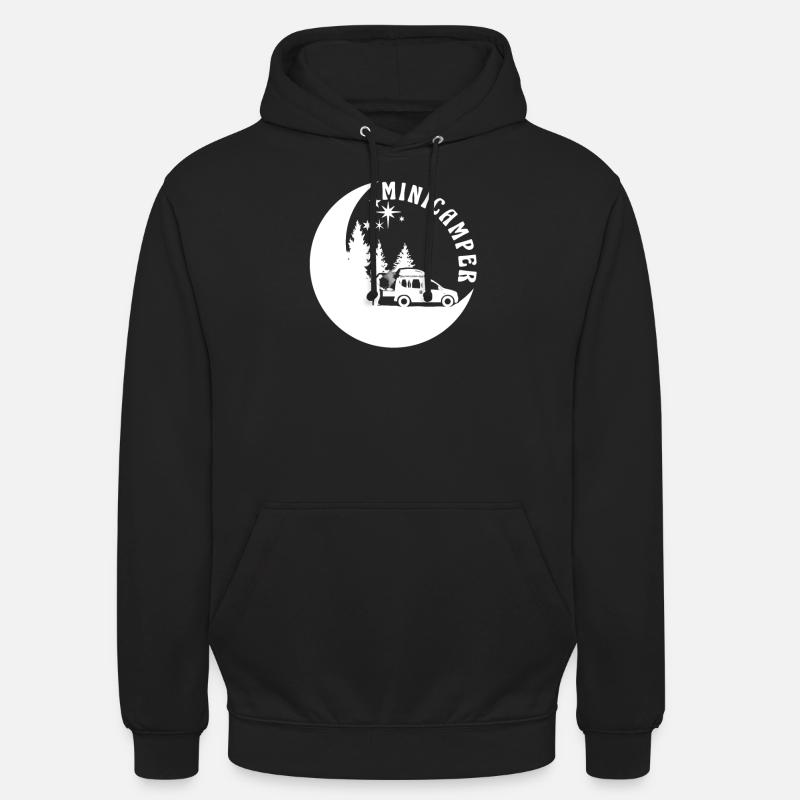 Minicamper Camping-Camper Microcamper - Unisex Hoodie - Schwarz