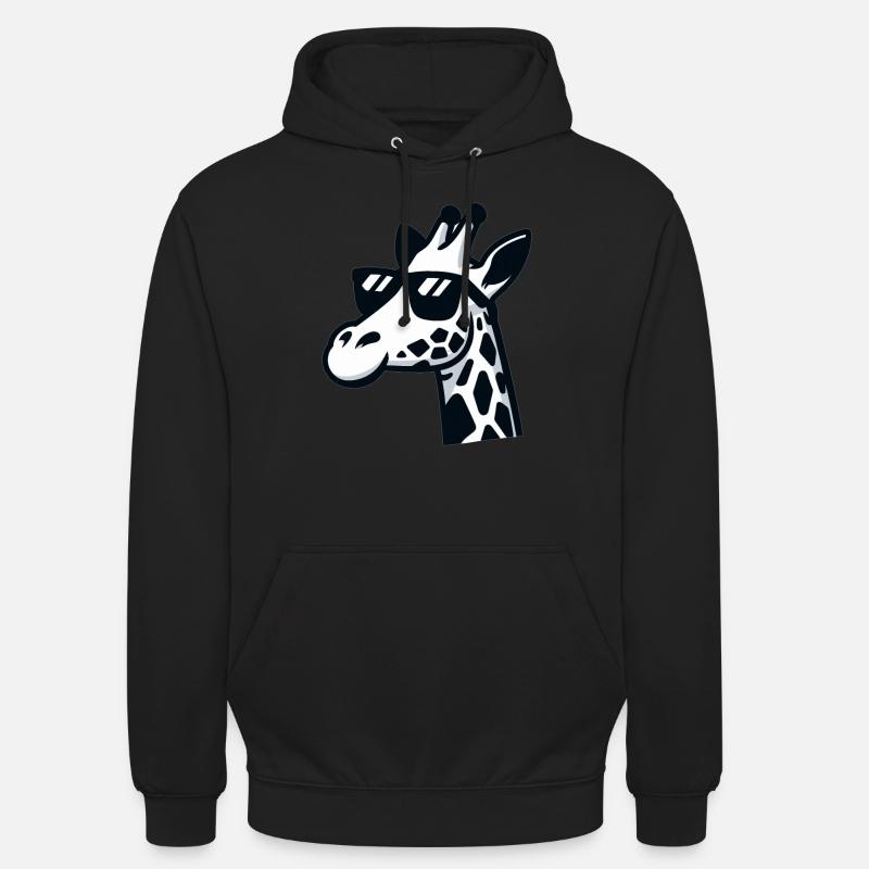 Funny Giraffes Drawn Giraffe Gift - Unisex Hoodie - black
