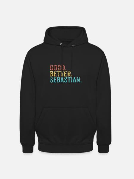 Good better Sebastian - Unisex Hoodie - Schwarz