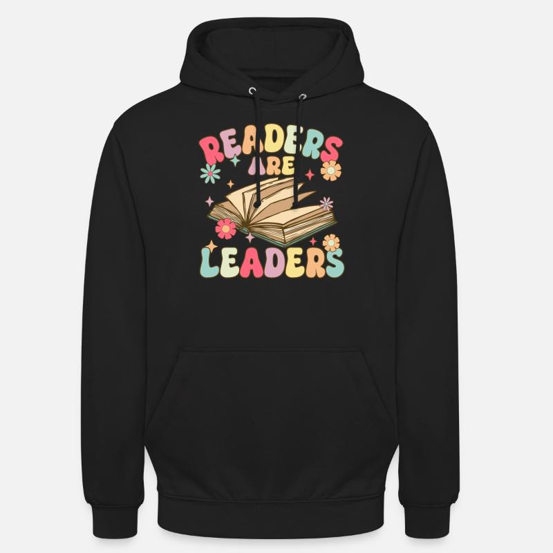 Groovy Book Reader Buch lesen - Unisex Hoodie - Schwarz