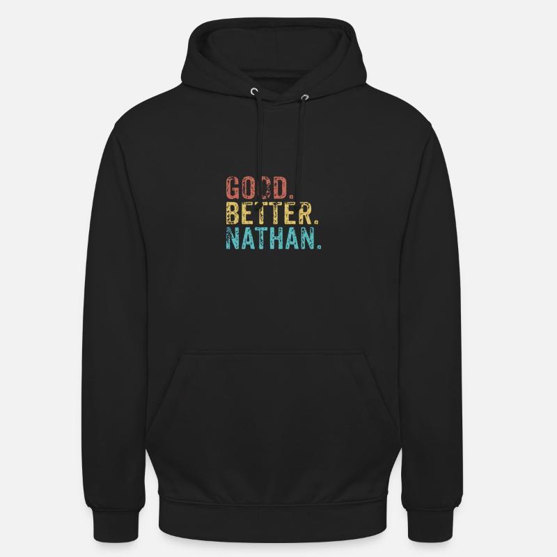 Good better Nathan - Unisex Hoodie - Schwarz
