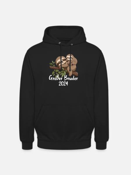 Big Brother 2024 Sloth - Unisex Hoodie - black