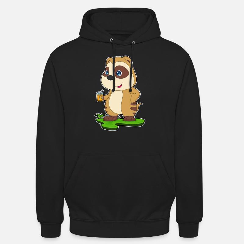 Jus de suricate - Sweat-shirt à capuche unisexe - noir