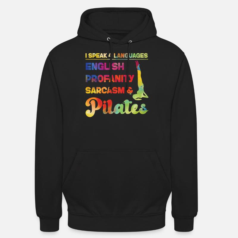 Instructeur de Pilates Enseignant - Sweat-shirt à capuche unisexe - noir