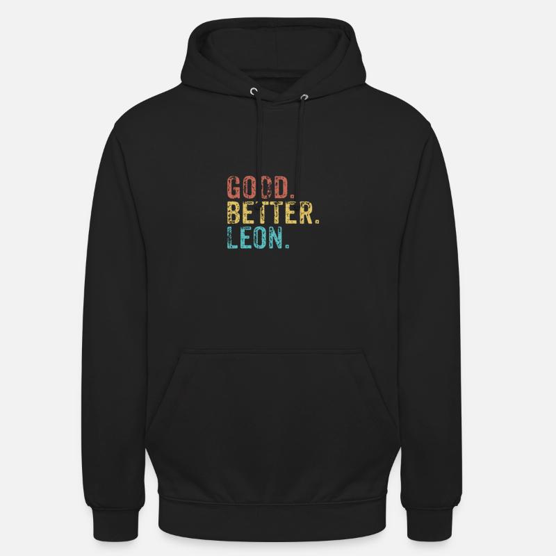 Good better Leon - Unisex Hoodie - Schwarz