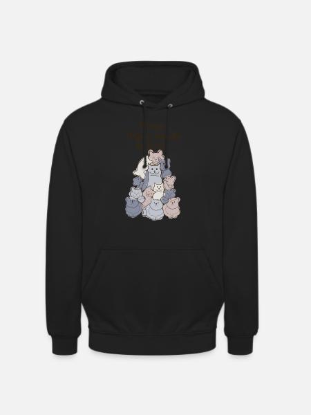 Veterinary Assistant Cats Veterinarian - Unisex Hoodie - black