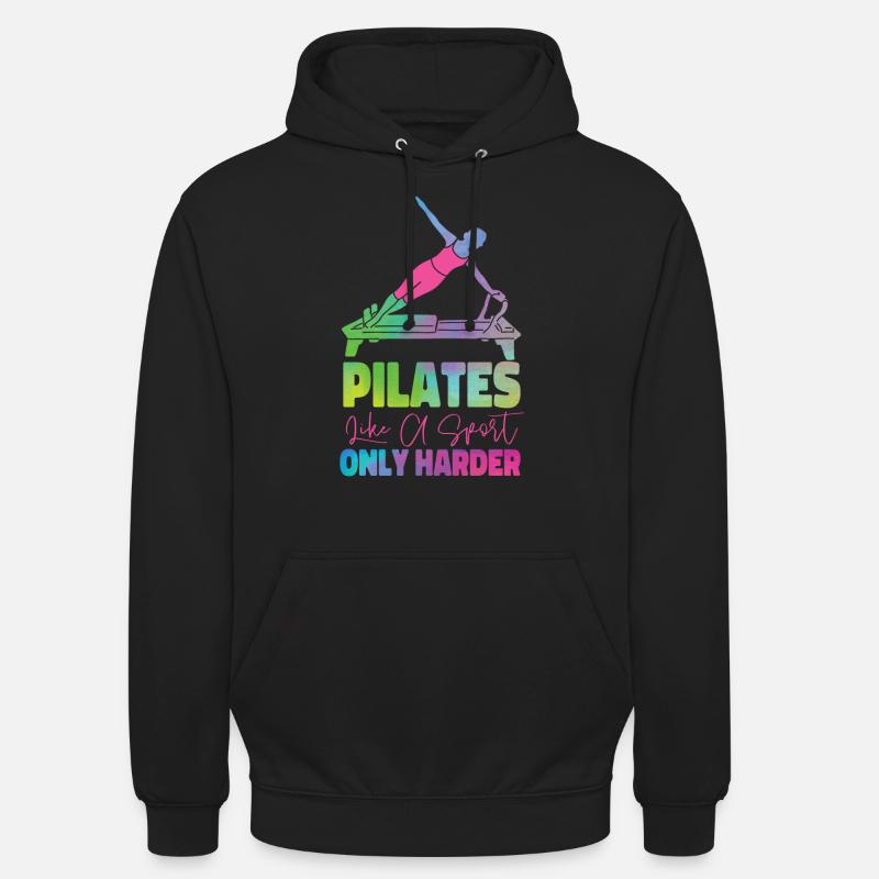 Instructeur de Pilates Enseignant - Sweat-shirt à capuche unisexe - noir