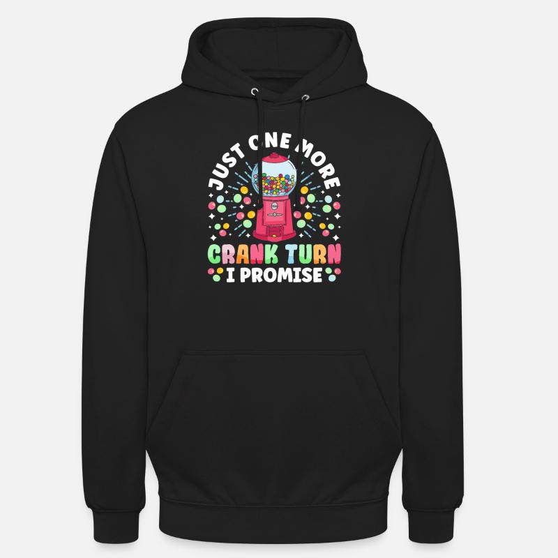 Funny chewing gum machine - Unisex Hoodie - black