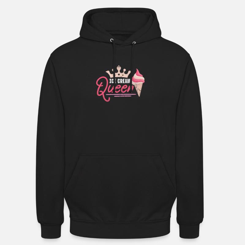 Eiscreme - Unisex Hoodie - Schwarz