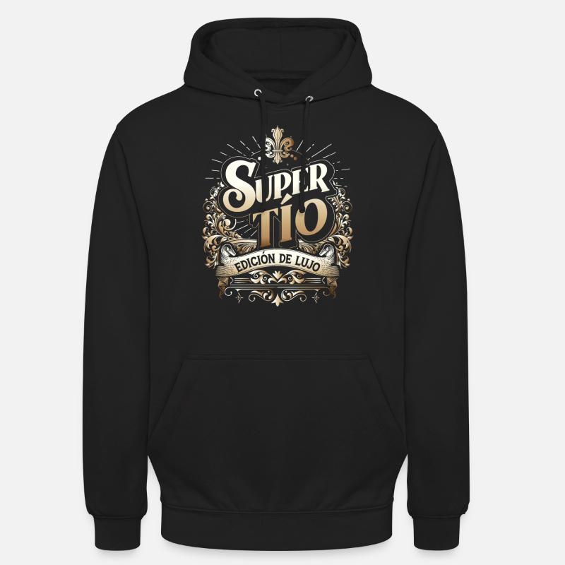 Super Oncle Édition Deluxe - Sweat-shirt à capuche unisexe - noir