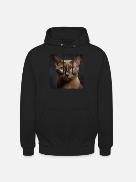 Burmese Cat Burma Katze - Unisex Hoodie - black