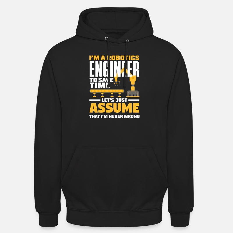 Robotics Robot Programmer - Unisex Hoodie - black
