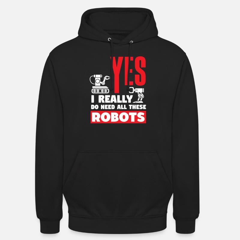 Robotics Robot Programmer - Unisex Hoodie - black