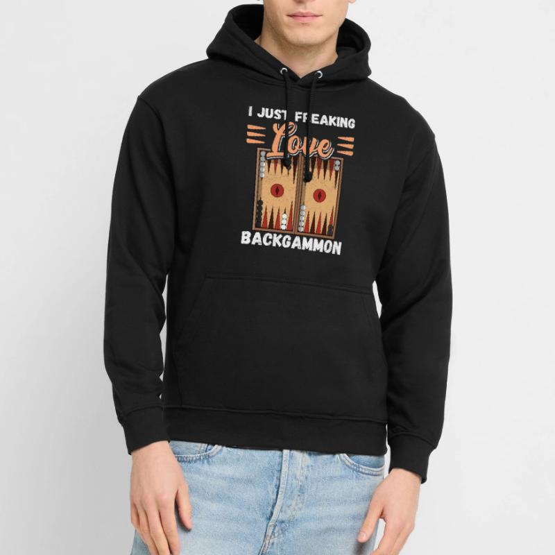 Backgammon Board Game Backgammon Play Gift Unisex Hoodie