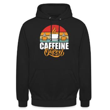 Coffee Gifts - Unisex Hoodie - Schwarz - Vorne - Alina (178cm) & Michal (187cm)