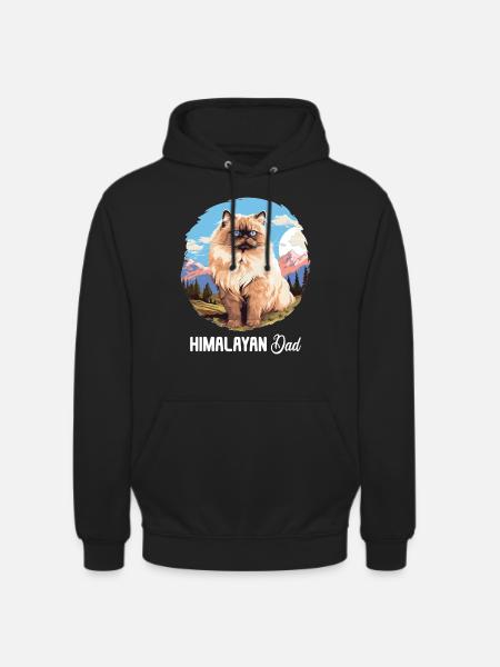 Himalayan Cat Colourpoint Katze - Unisex Hoodie - black